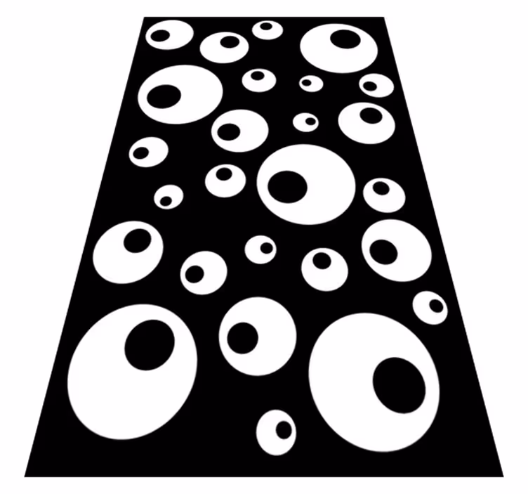 Tappeto vinile bagno perle d'acqua - TenStickers