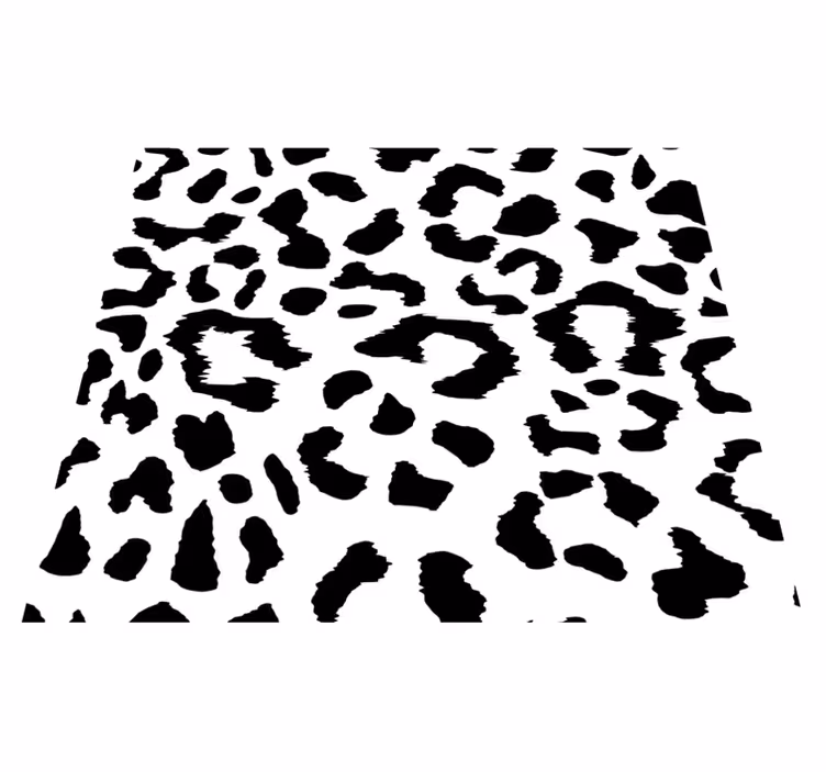 Tappeto vinile stampa animale leopardata semplice - TenStickers