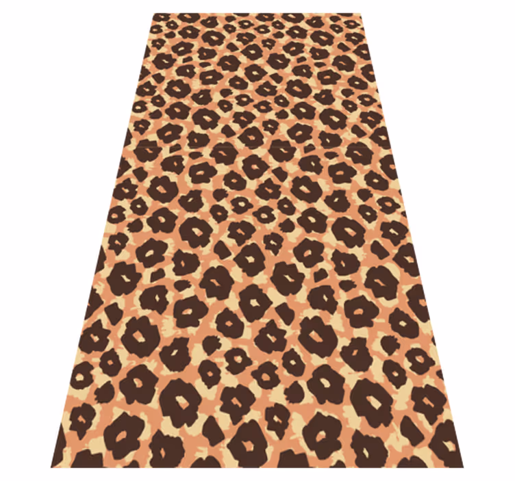 Tappeto vinile stampa animale imitazione leopardo vellutato - TenStickers
