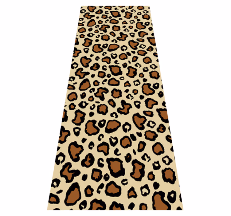 Tappeto vinile stampa animale stampa leopardata classica - TenStickers