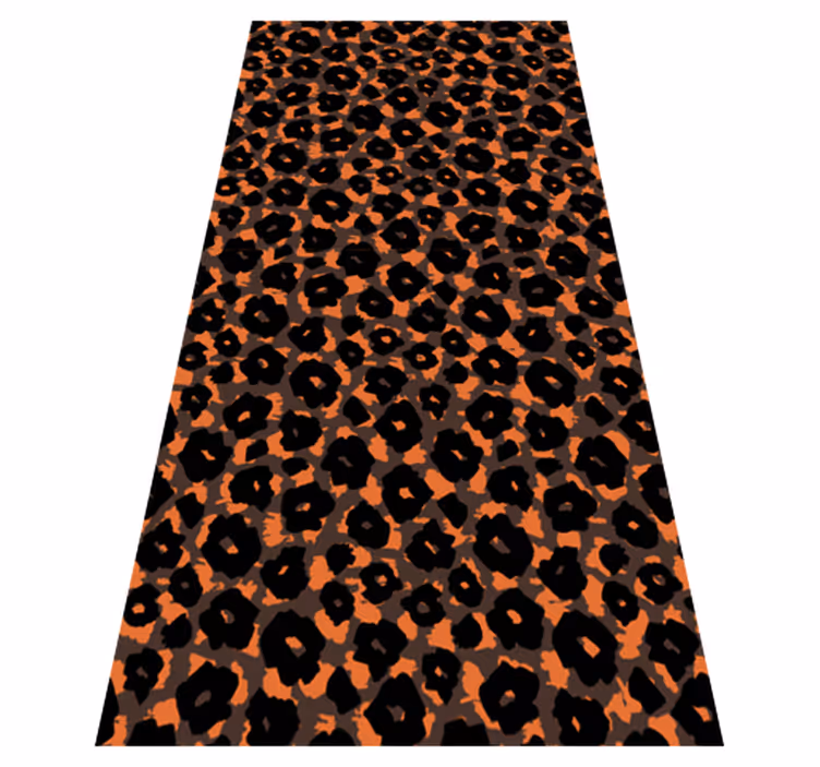 Tappeto vinile stampa animale imitazione leopardo kalahari - TenStickers