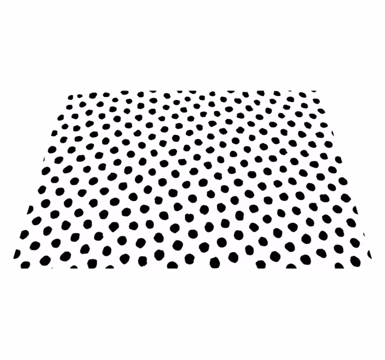 Tappeto vinile stampa animale dalmata bianco e nero - TenStickers
