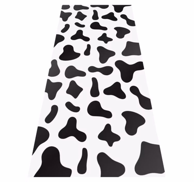 Tappeto vinile stampa animale maculato di mucca - TenStickers