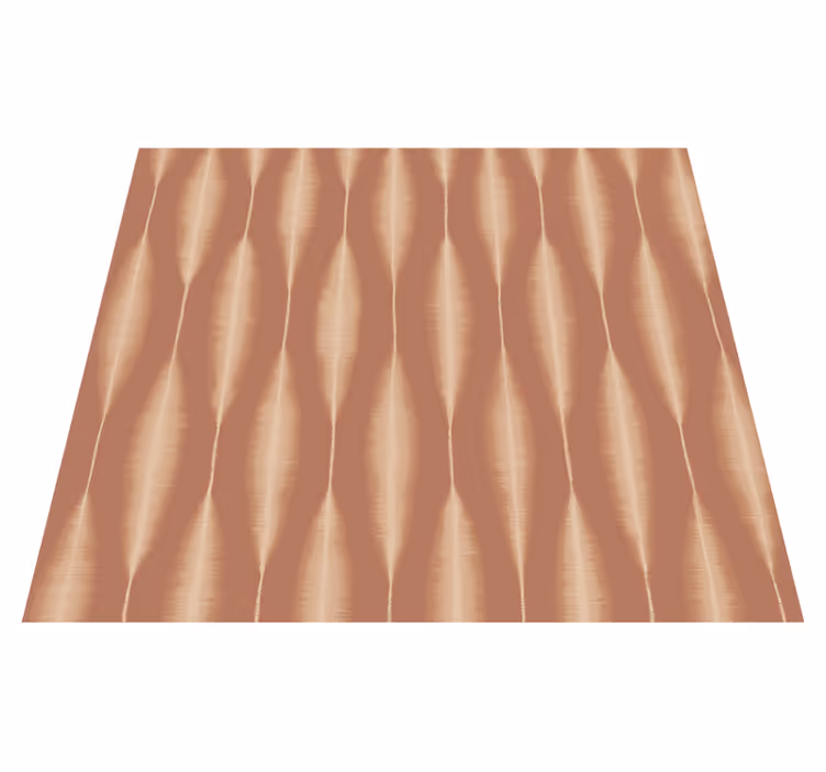 Tappeto vinile geometrico ikat kasuri mousse mocha - TenStickers