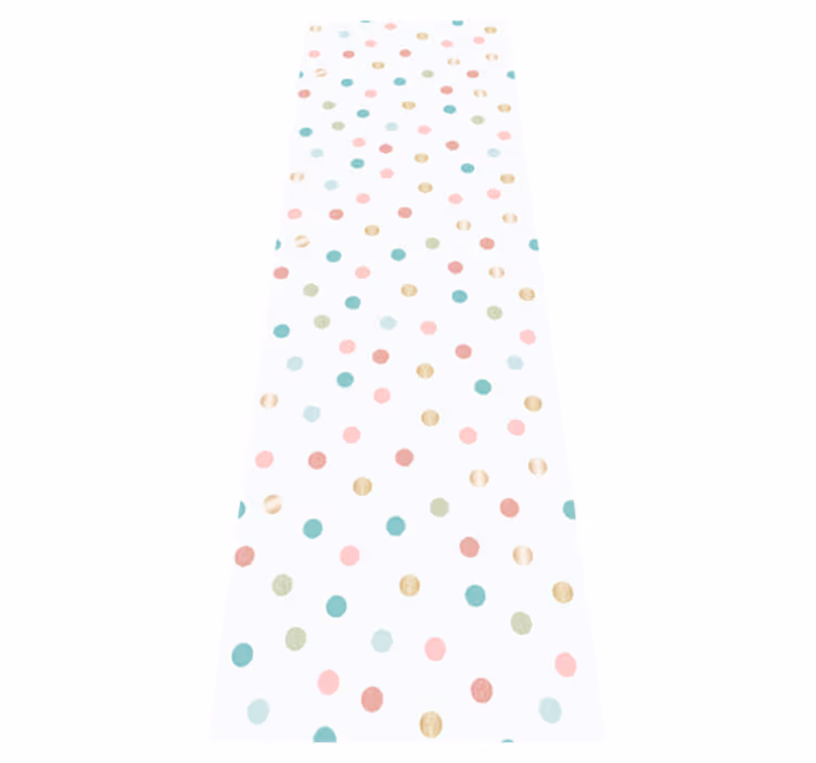 Tappeto vinile camera da letto motivo pois glitterati - TenStickers