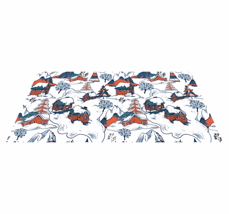 Tappeto vinile natura montagne polacche - TenStickers