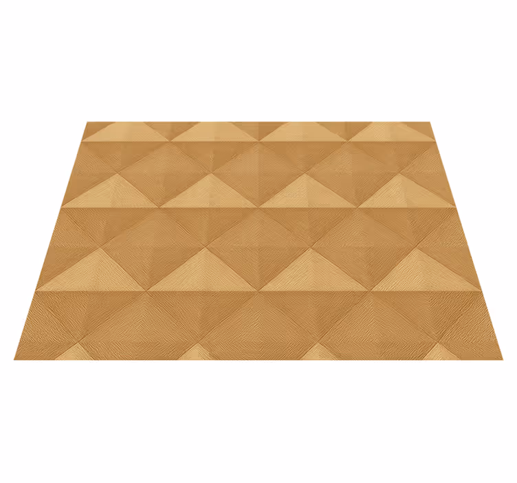 Tappeto vinile camera da letto 3d oro - TenStickers