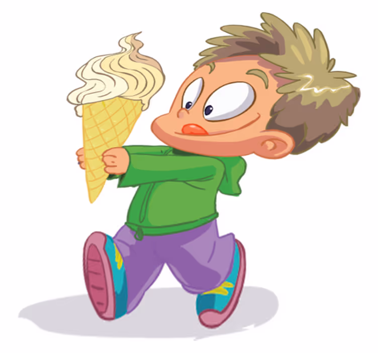 Tappeto vinile per bambini ragazzo con cornetta - TenStickers
