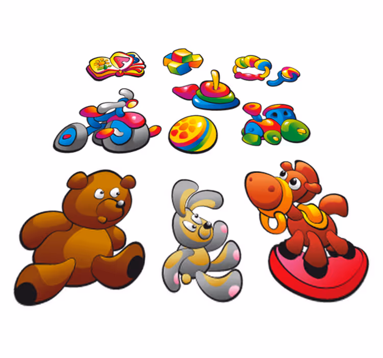 Tappeto vinile per bambini collezione di adesivi - TenStickers