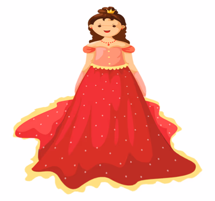 Tappeto vinile per bambini illustrazione regina - TenStickers