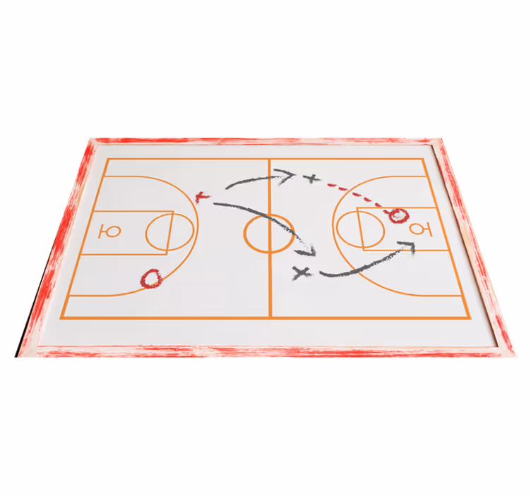 Tappeto vinile giochi allenatore sportivo - TenStickers