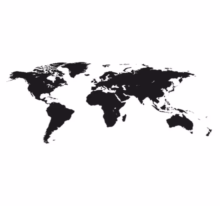 Tappeto vinile mappamondo decorativo mappamondo - TenStickers