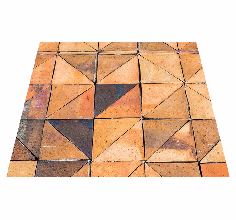Tappeto vinile bagno pietra vintage - TenStickers