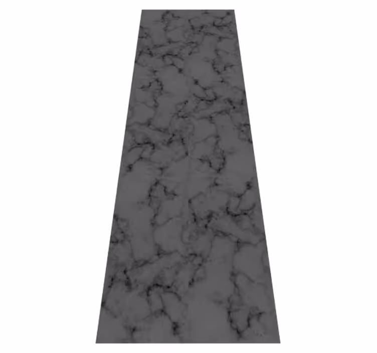 Tappeto vinile bagno sfondo marmo grunge nero - TenStickers