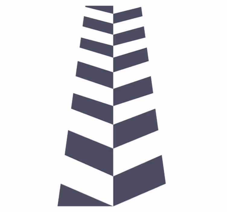 Tappeto vinile bagno motivo righe blu navy - TenStickers