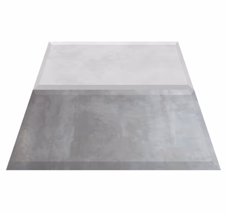 Tappeto vinile bagno effetto cemento - TenStickers