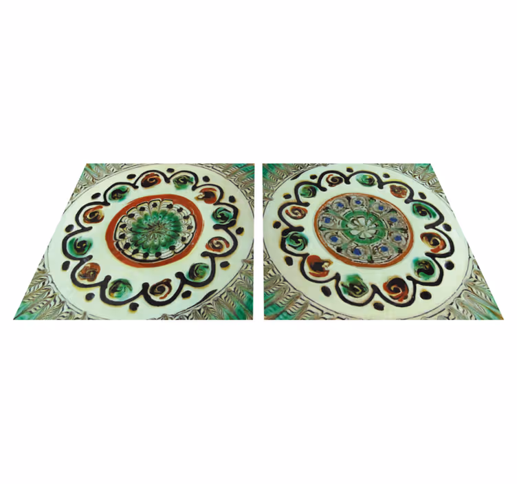 Tappeto pvc cucina piastrelle horezu - TenStickers