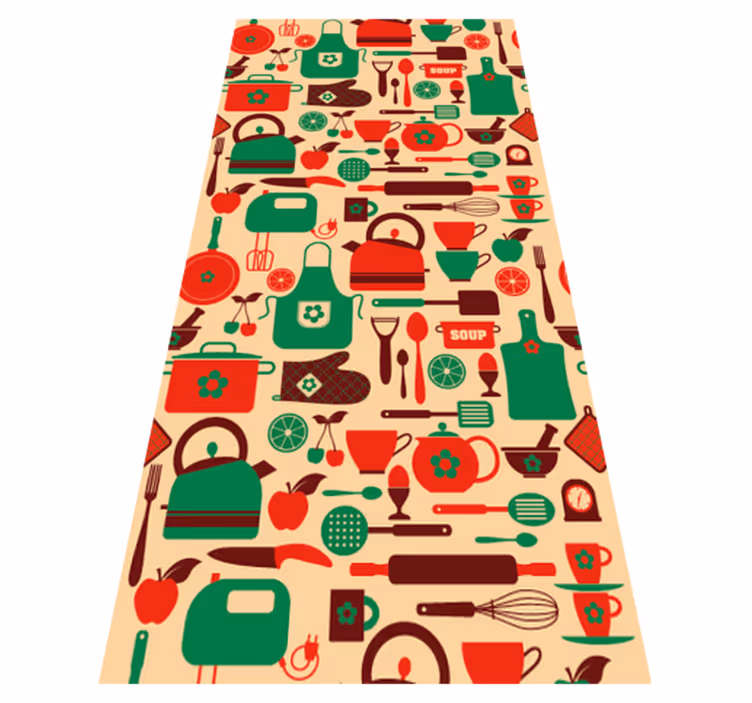 Tappeto pvc cucina rivestimento per mobili cucina - TenStickers