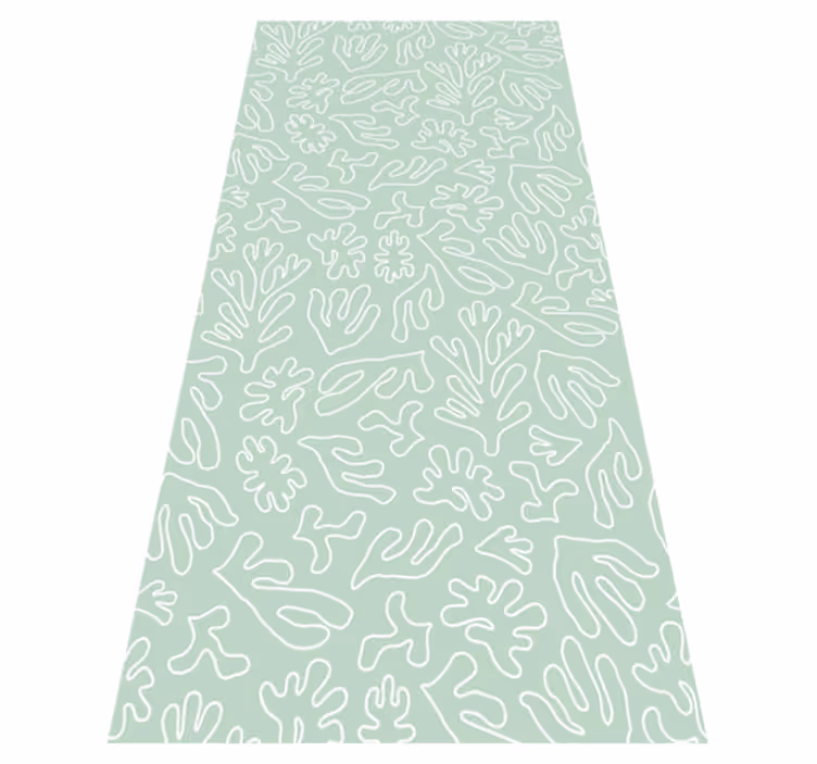 Tappeto pvc cucina pensiero verde alga - TenStickers