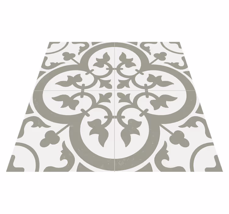 Tappeto pvc cucina azulejo marocco colore evergreen fog - TenStickers