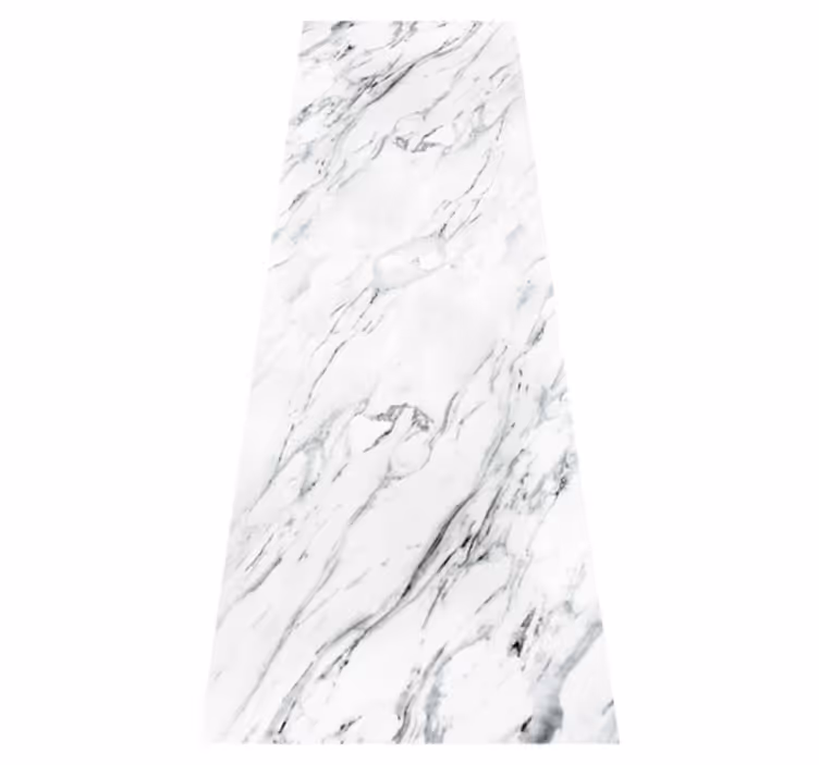 Tappeto pvc cucina marmo bianco - TenStickers