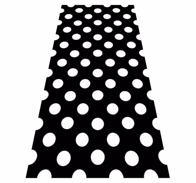 Tappeto pvc cucina motivo a pois - TenStickers