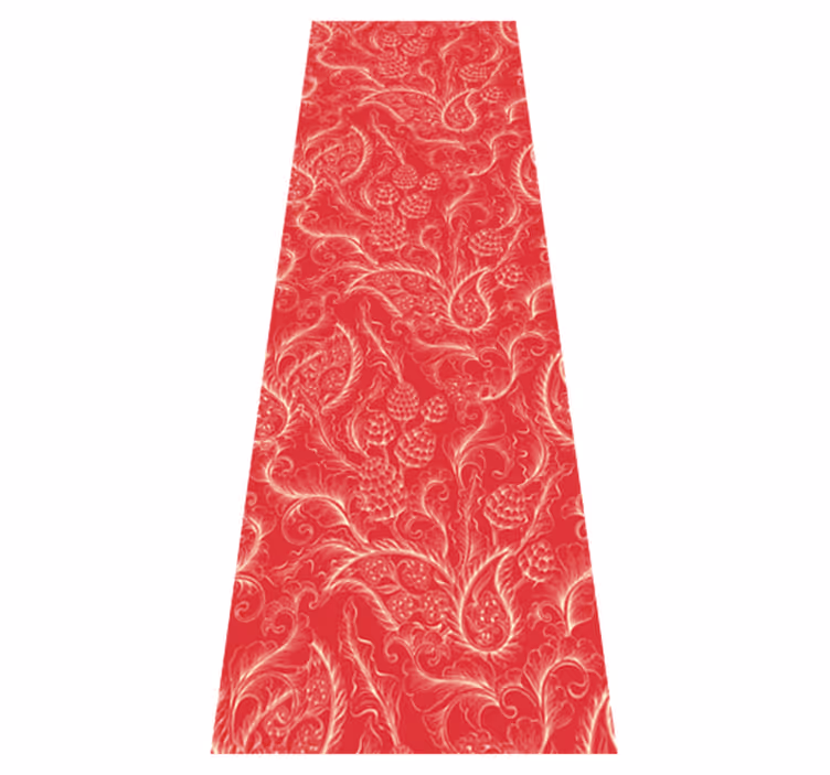 Tappeto pvc cucina illustrazione paisley frigorifero - TenStickers