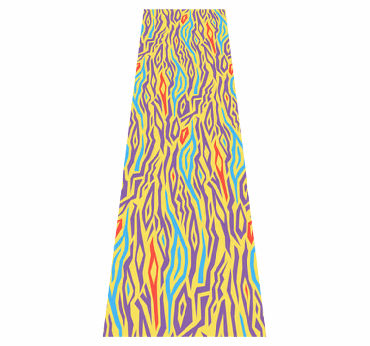 Tappeto pvc cucina stampa animale zebra vintage - TenStickers