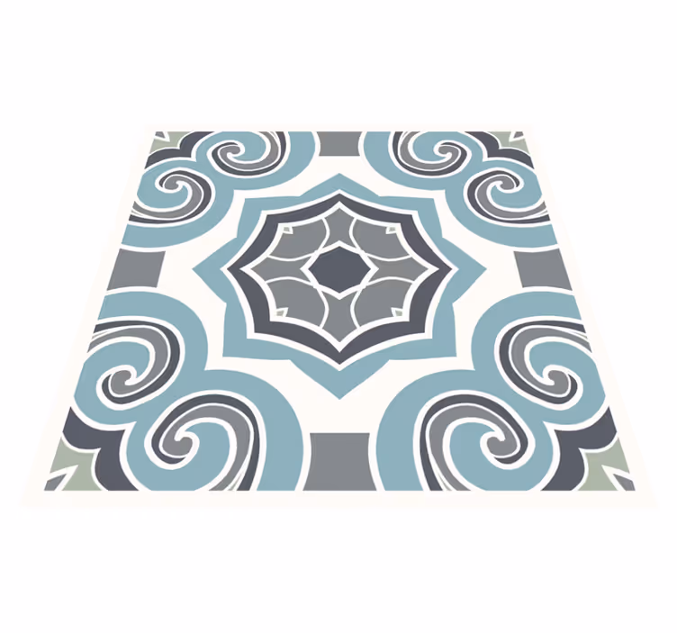 Tappeto pvc cucina stile portoghese - TenStickers