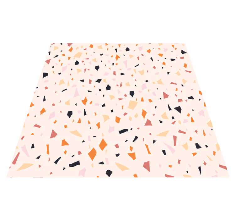 Tappeto pvc cucina foglio terrazzo grigio - TenStickers