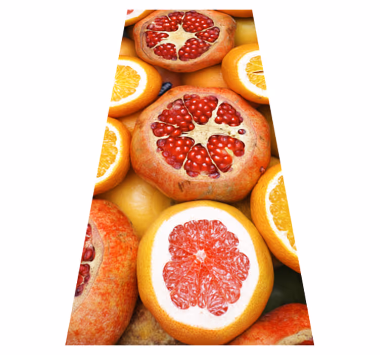 Tappeto pvc cucina frutta affettata - TenStickers