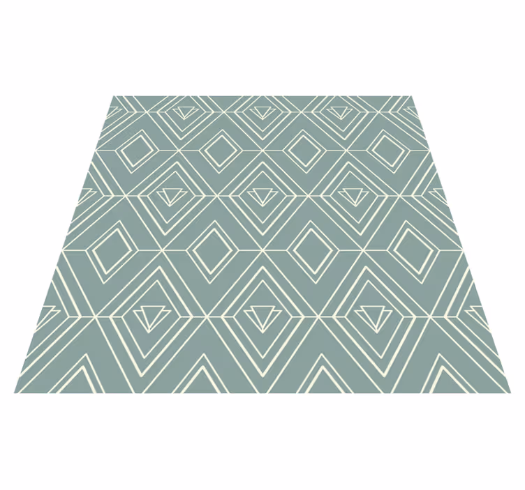 Tappeto pvc cucina motivo geometrico art deco - TenStickers