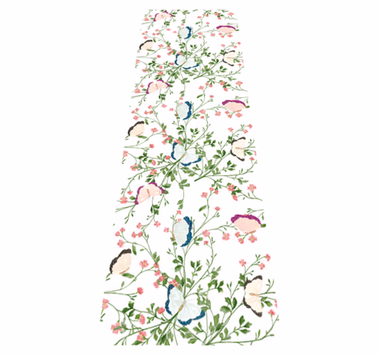 Tappeto vinile camera da letto acquerello fantasy - TenStickers