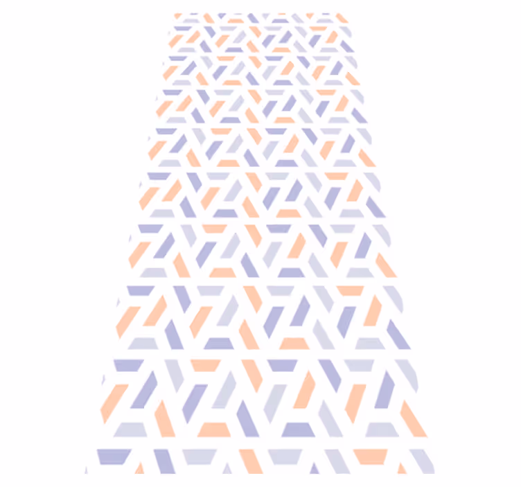 Tappeto vinile camera da letto linee geometriche nordiche - TenStickers