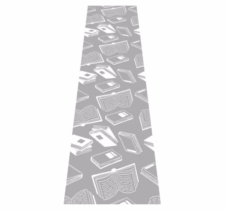 Tappeto vinile camera da letto poema grigio nordico - TenStickers
