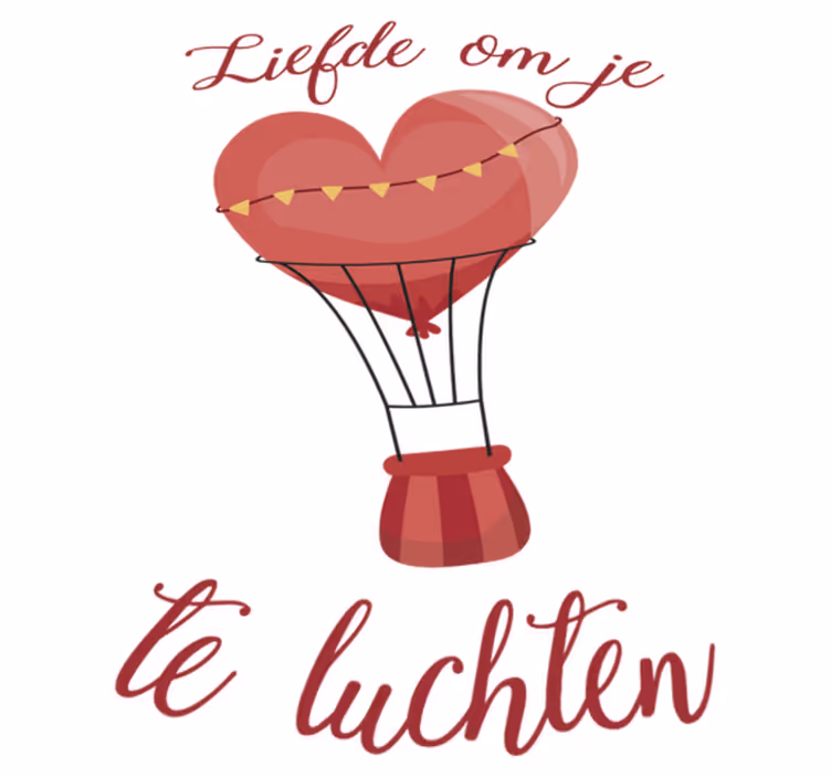 Tappeto vinile camera da letto amore per il cuore - TenStickers