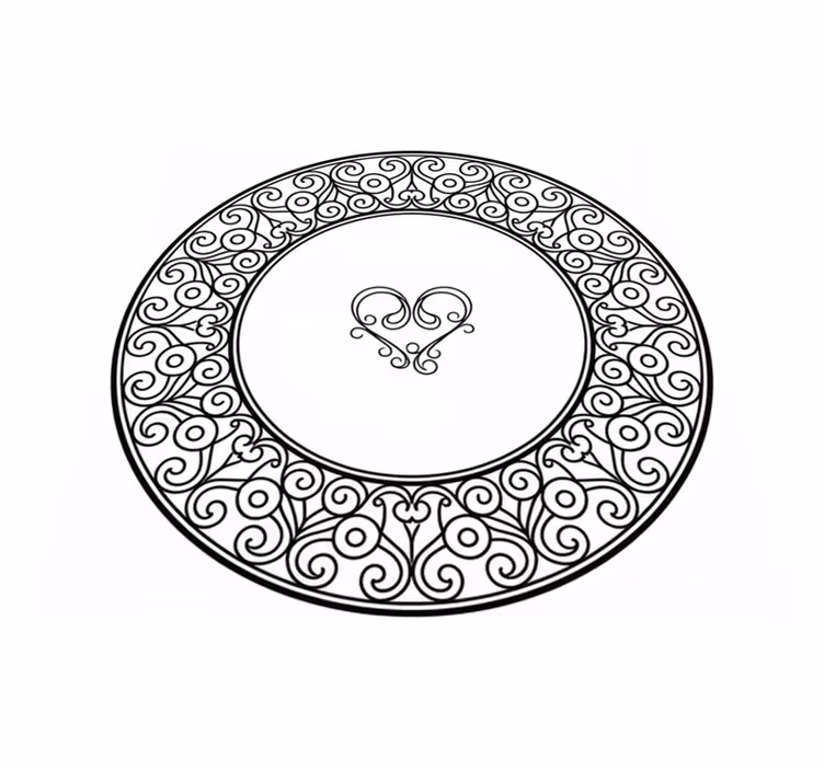 Tappeto vinile camera da letto amore vero - TenStickers