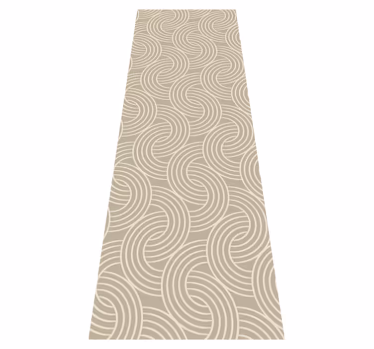 Tappeto vinile nordico motivo beige minimalista - TenStickers