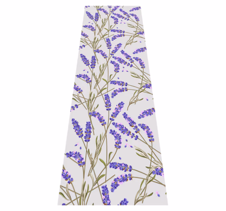 Tappeto vinile natura motivo lavanda provenzale - TenStickers