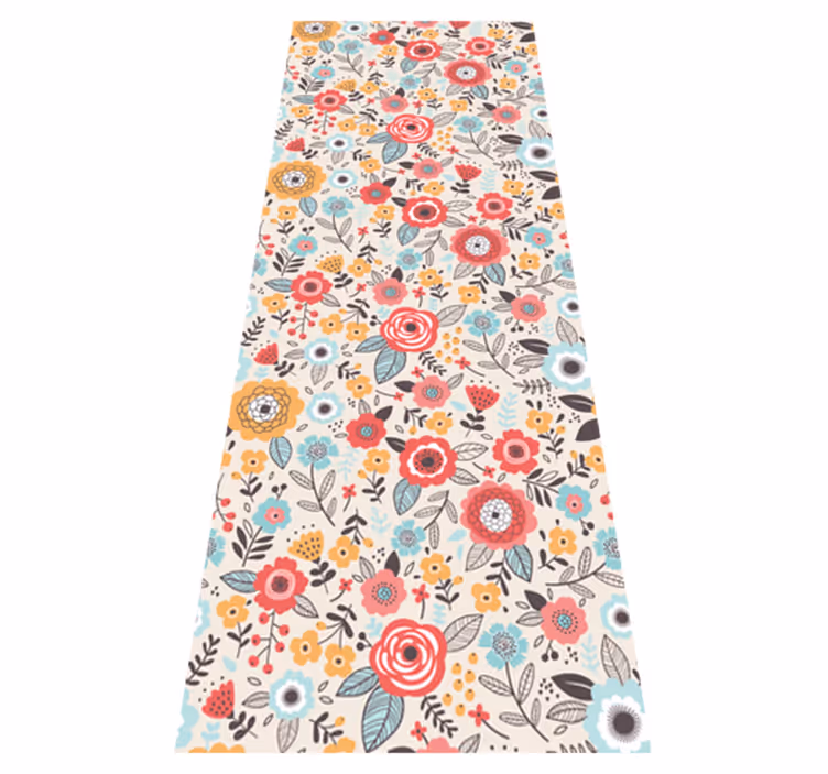 Tappeto vinile natura stampa floreale 'ditsy' - TenStickers