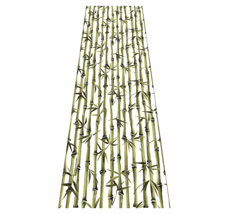 Tappeto vinile natura rami a motivo bamboo - TenStickers
