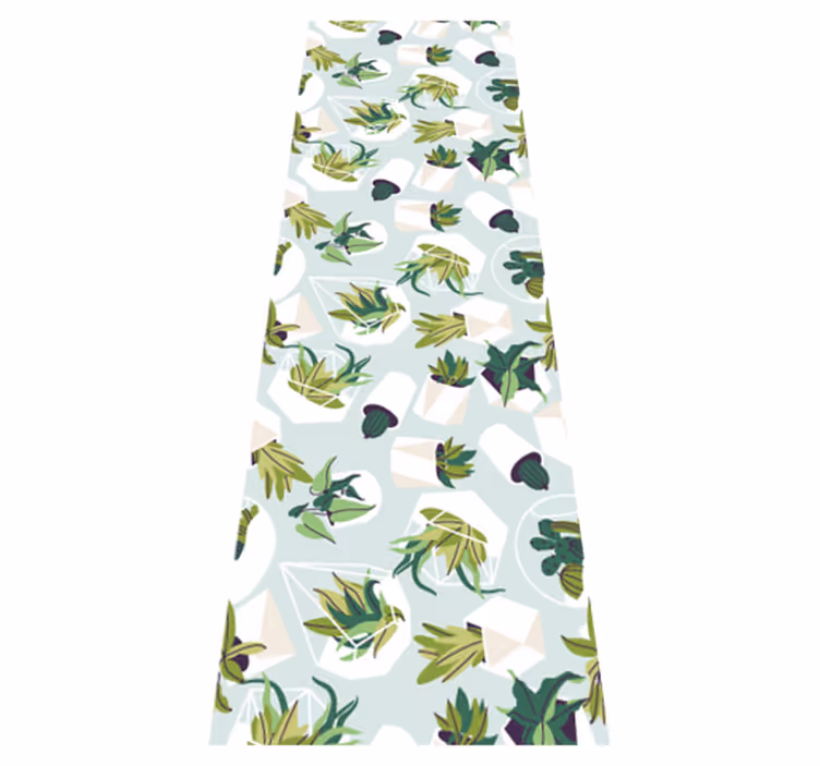 Tappeto vinile natura cactus verde - TenStickers
