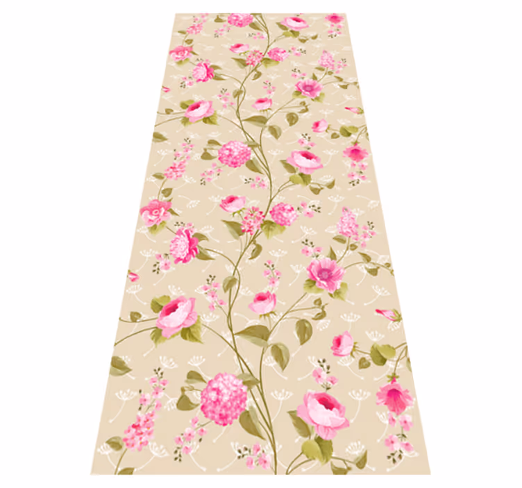 Tappeto vinile natura stampa floreale vintage - TenStickers
