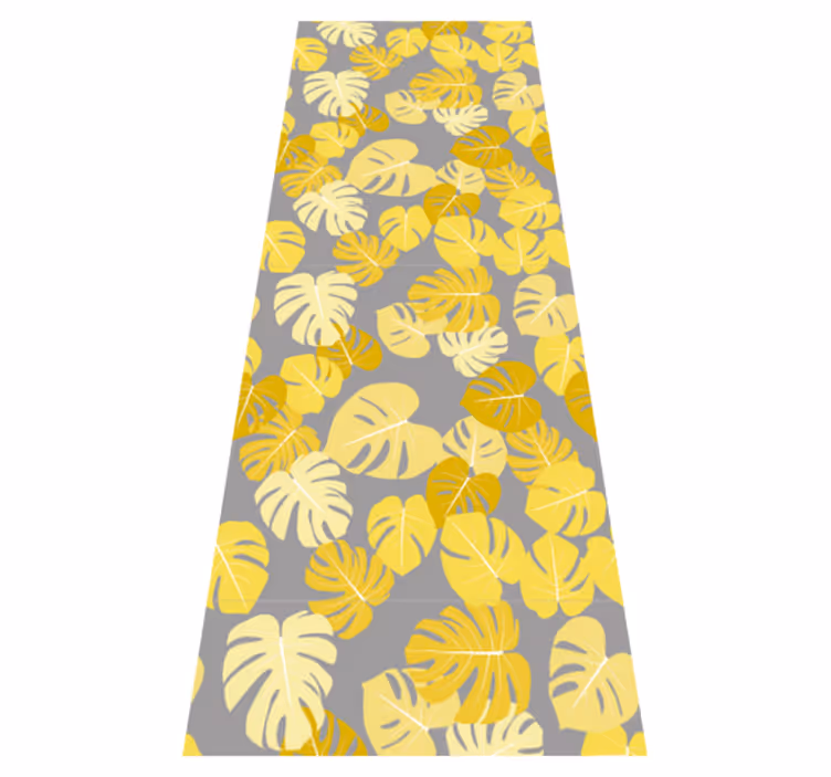 Tappeto vinile natura foglia di monstera pantone - TenStickers