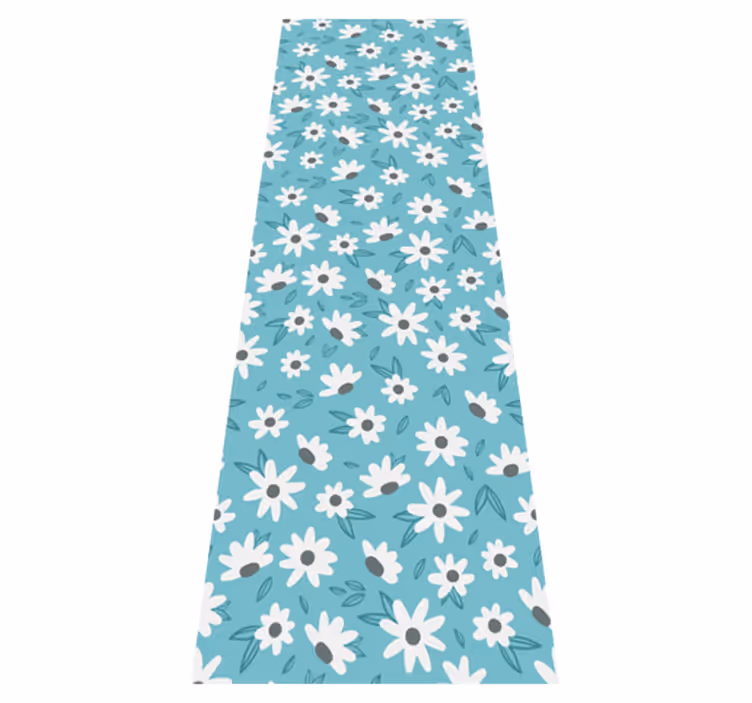 Tappeto vinile natura fiori stile nonna - TenStickers
