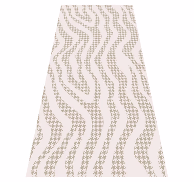 Tappeto vinile animali motivo zebra beige irregolare - TenStickers