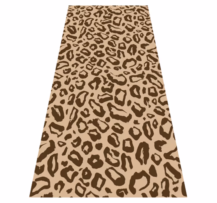 Tappeto vinile animali macchie di leopardo grandi e piccole - TenStickers
