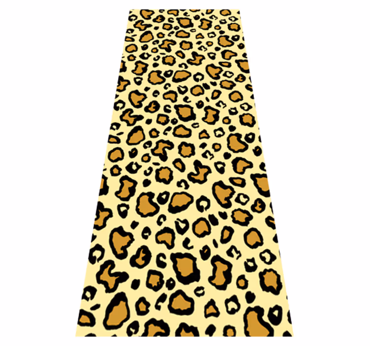 Tappeto vinile animali motivo leopardato classico - TenStickers