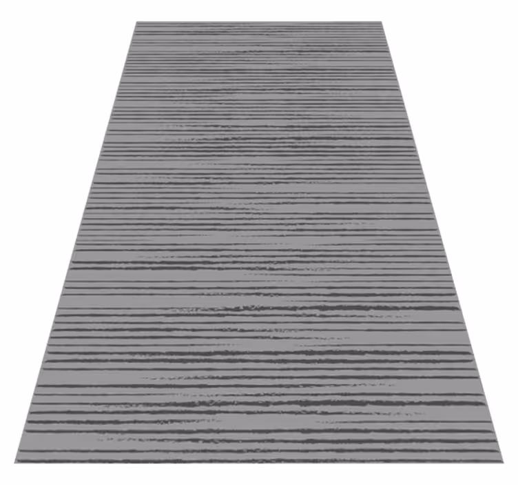 Tappeto vinile moderno grigio a righe - TenStickers