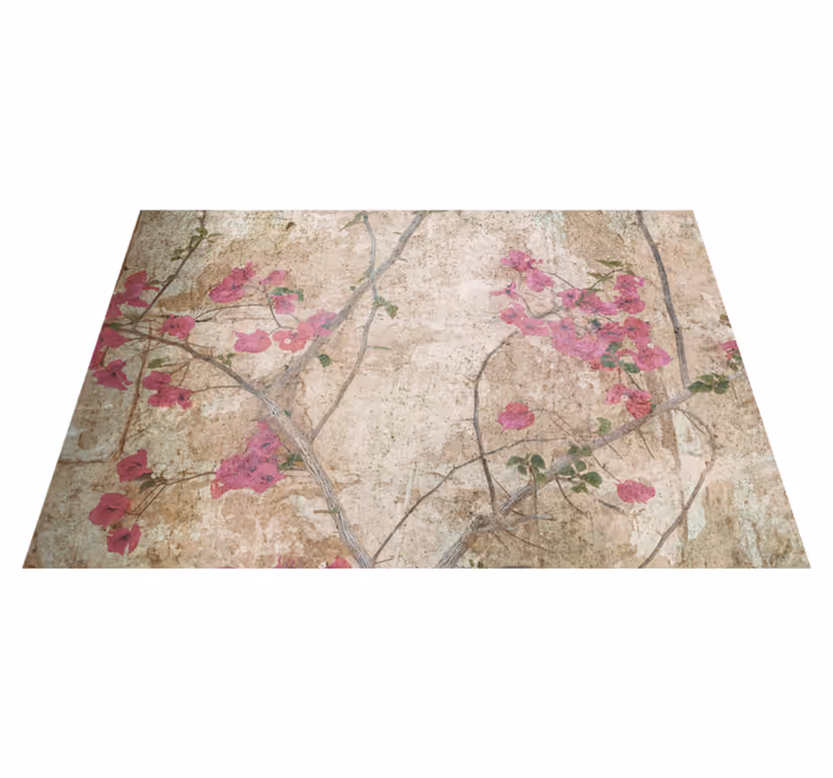 Tappeto vinile vintage stile edera vintage - TenStickers